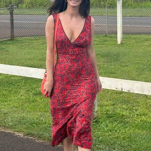 Free people red dress